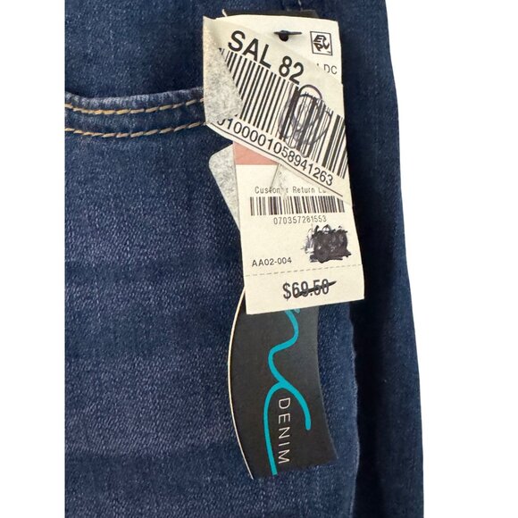 INC Denim Skinny Leg Curvy Fit Ankle Jeans Women Size 12 Medium Blue - Picture 3 of 9